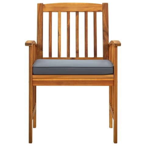 5-CZ. ZESTAW MEBLI OGRODOWYCH Z PODUSZKAMI DREWNO AKACJOWE