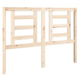 WEZGŁOWIE ŁÓŻKA 126X4X100CM DREWNO SOSNOWE