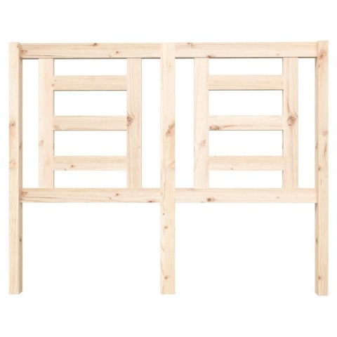 WEZGŁOWIE ŁÓŻKA 126X4X100CM DREWNO SOSNOWE