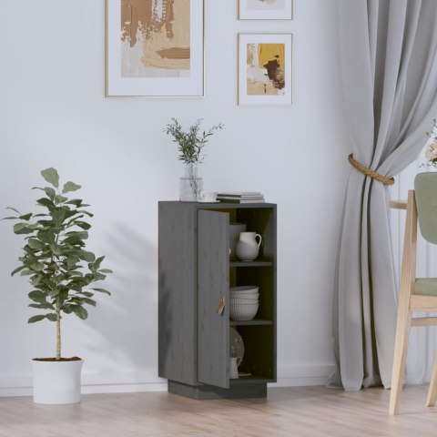 SZAFKA SZARA 34X40X75CM DREWNO SOSNOWE