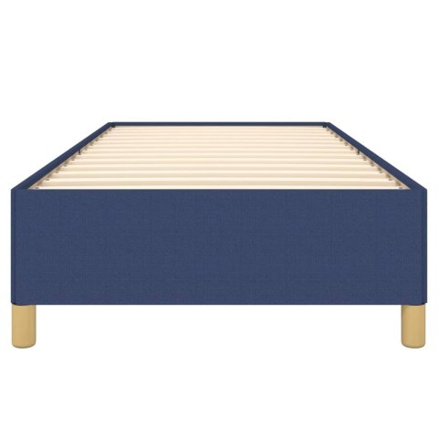 RAMA ŁÓŻKA NIEBIESKA 90X200CM TKANINA