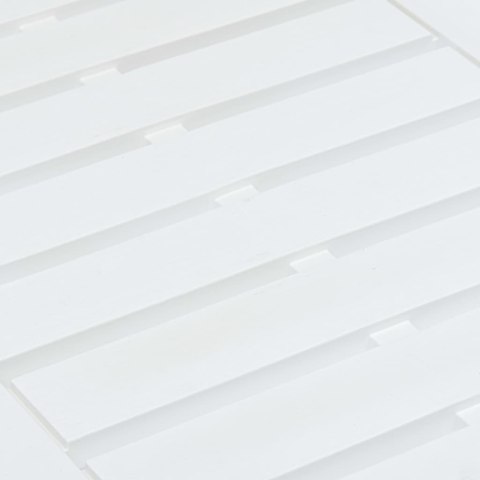 STOLIK OGRODOWY BIAŁY 78X55X38CM PLASTIKOWY