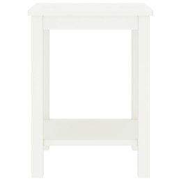 SZAFKA NOCNA BIAŁA 35X30X47CM DREWNO SOSNOWE