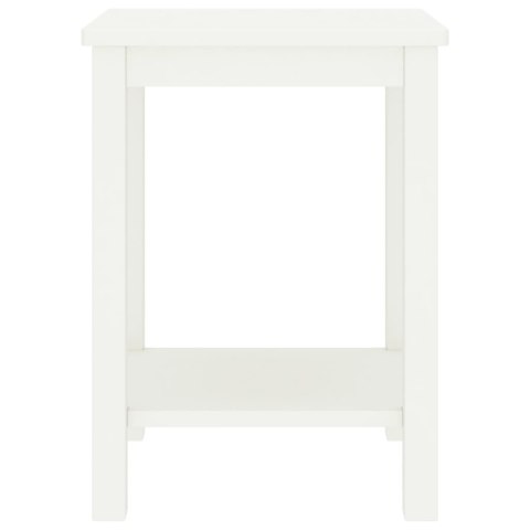 SZAFKA NOCNA BIAŁA 35X30X47CM DREWNO SOSNOWE