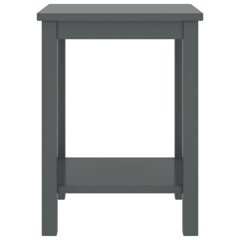 SZAFKA NOCNA CIEMNOSZARA 35X30X47CMDREWNO SOSNOWE