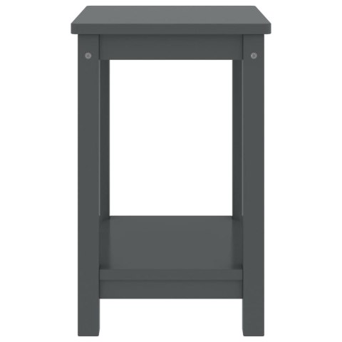 SZAFKA NOCNA CIEMNOSZARA 35X30X47CMDREWNO SOSNOWE