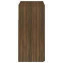 SZAFKA Z OŚWIETLENIEM LED BRĄZOWY DĄB 80X35X75CM