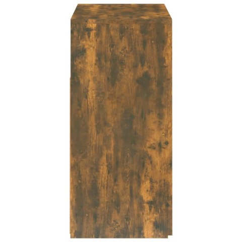 SZAFKA Z OŚWIETLENIEM LED PRZYDYMIONY DĄB 80X35X75CM