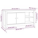 SZAFKA POD TELEWIZOR 103X36,5X52CMDREWNO SOSNOWE