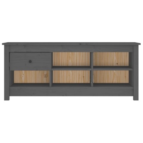 SZAFKA NA BUTY SZARA 110X38X45,5CMDREWNO SOSNOWE