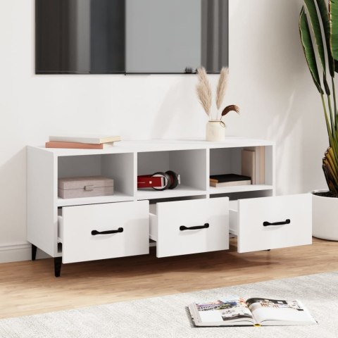 SZAFKA POD TV BIAŁA 102X35X50CM