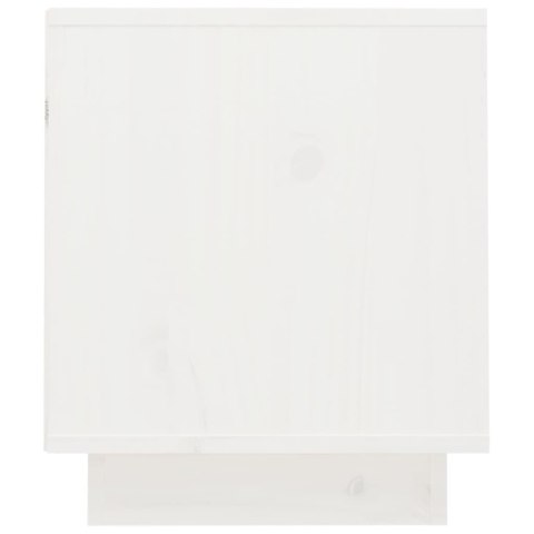 SZAFKA POD TELEWIZOR BIAŁA 70X34X40CMDREWNO SOSNOWE