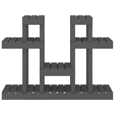 KWIETNIK SZARY 104,5X25X77,5CM DREWNO SOSNOWE