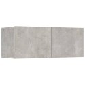 SZAFKI TELEWIZYJNE 4SZT BETONOWY SZARY 80X30X30CM