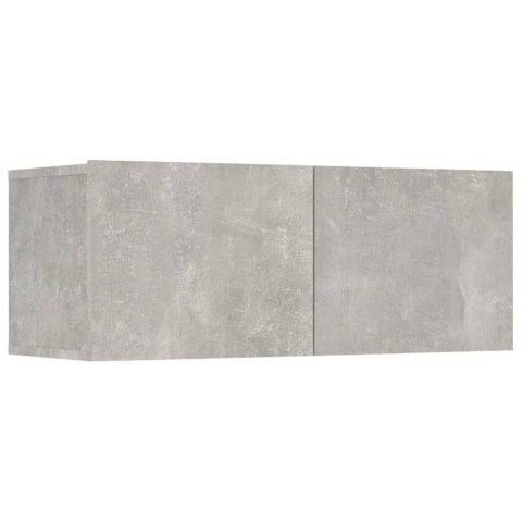 SZAFKI TELEWIZYJNE 4SZT BETONOWY SZARY 80X30X30CM