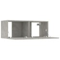 SZAFKI TELEWIZYJNE 4SZT BETONOWY SZARY 80X30X30CM