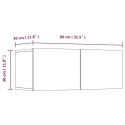 SZAFKI TELEWIZYJNE 4SZT BETONOWY SZARY 80X30X30CM