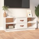 SZAFKA POD TV BIAŁA 100X34X40CMDREWNO SOSNOWE