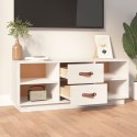 SZAFKA POD TV BIAŁA 100X34X40CMDREWNO SOSNOWE