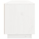 SZAFKA POD TV BIAŁA 100X34X40CMDREWNO SOSNOWE