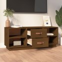 SZAFKA POD TV MIODOWY BRĄZ 100X34X40CMDREWNO SOSNOWE