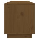 SZAFKA POD TV MIODOWY BRĄZ 100X34X40CMDREWNO SOSNOWE