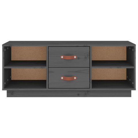 SZAFKA POD TV SZARA 100X34X40CMDREWNO SOSNOWE