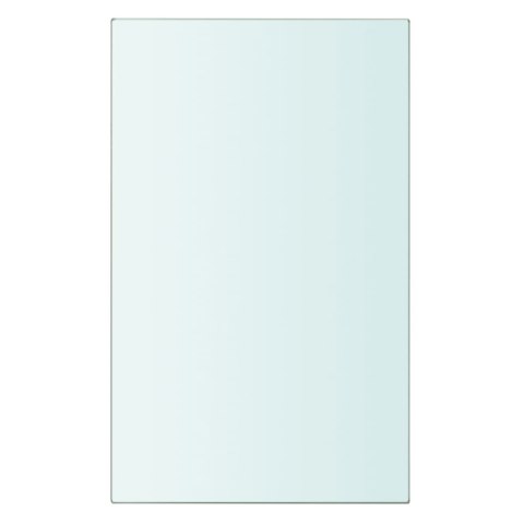 PÓŁKI 2 SZT PANEL BEZBARWNEGO SZKŁA 20X12CM