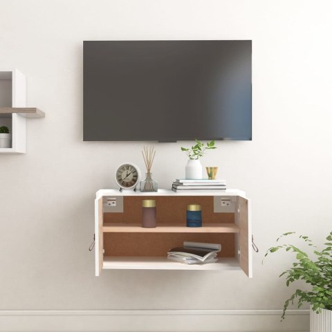 SZAFKA ŚCIENNA BIAŁA 60X30X30CMDREWNO SOSNOWE