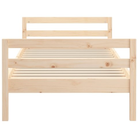 RAMA ŁÓŻKA 75X190CM DREWNO SOSNOWE