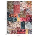 DYWAN Z MOŻLIWOŚCIĄ PRANIA PATCHWORK 120X180CM KOLOROWY