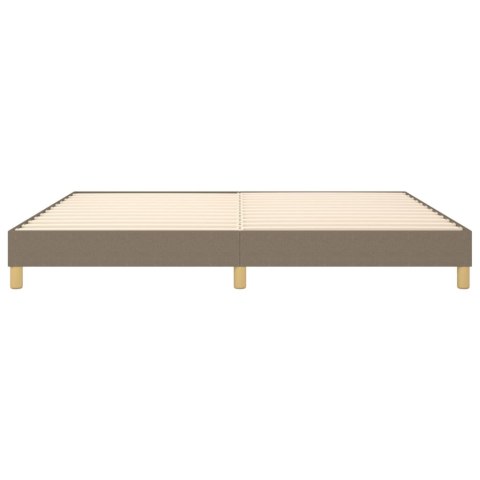 ŁÓŻKO KONTYNENTALNE KOLOR TAUPE TKANINA 200X200CM