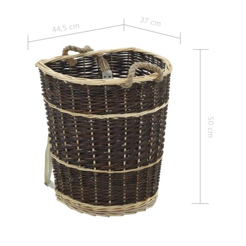 PLECAK NA DREWNO OPAŁOWE 44,5X37X50CM WIKLINA