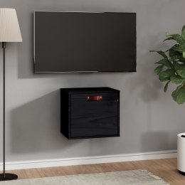 SZAFKA ŚCIENNA CZARNA 40X30X35CMDREWNO SOSNOWE