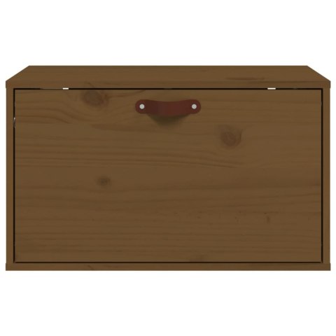 SZAFKA ŚCIENNA MIODOWY BRĄZ 60X30X35CMDREWNO SOSNOWE