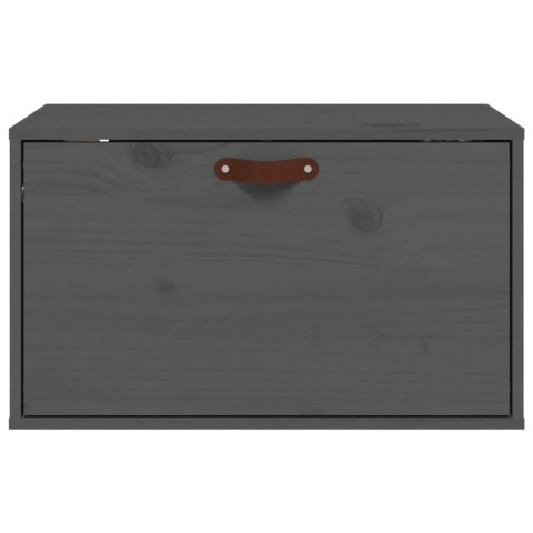 SZAFKA ŚCIENNA SZARA 60X30X35CMDREWNO SOSNOWE