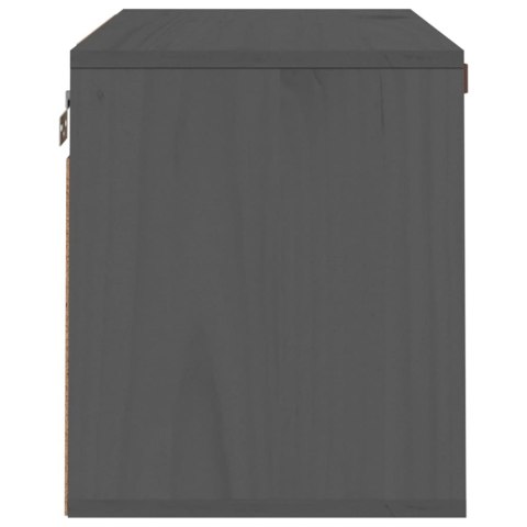 SZAFKA ŚCIENNA SZARA 60X30X35CMDREWNO SOSNOWE