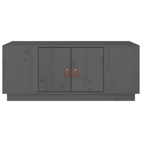 STOLIK KAWOWY SZARY 100X50X41CM LITE DREWNO SOSNOWE