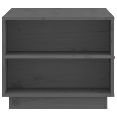 STOLIK KAWOWY SZARY 100X50X41CM LITE DREWNO SOSNOWE