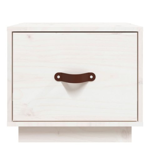 SZAFKA NOCNA BIAŁA 40X34X35CMDREWNO SOSNOWE