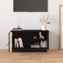 SZAFKA POD TV CZARNA 70X34X40CMDREWNO SOSNOWE