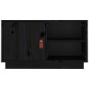 SZAFKA POD TV CZARNA 70X34X40CMDREWNO SOSNOWE