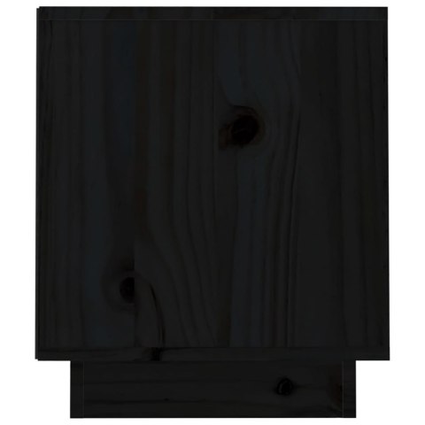 SZAFKA POD TV CZARNA 70X34X40CMDREWNO SOSNOWE