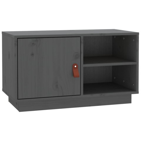 SZAFKA POD TV SZARA 70X34X40CMDREWNO SOSNOWE
