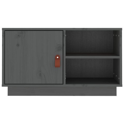 SZAFKA POD TV SZARA 70X34X40CMDREWNO SOSNOWE