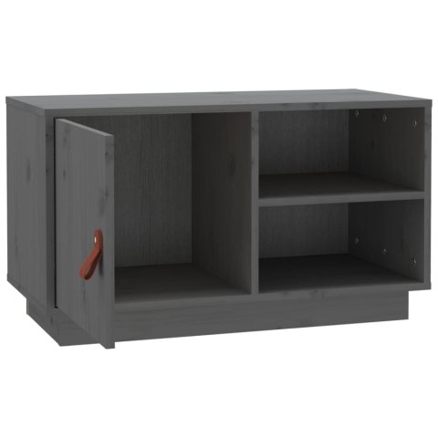 SZAFKA POD TV SZARA 70X34X40CMDREWNO SOSNOWE