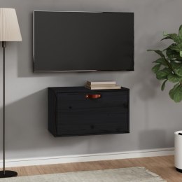 SZAFKA ŚCIENNA CZARNA 40X30X35CMDREWNO SOSNOWE