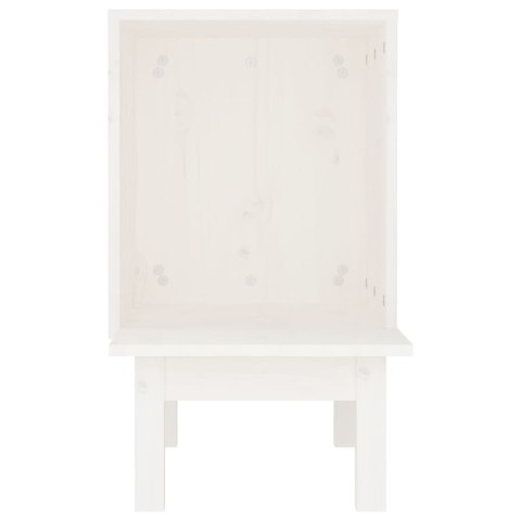 DOMEK DLA KOTA BIAŁY 60X36X60CM DREWNO SOSNOWE