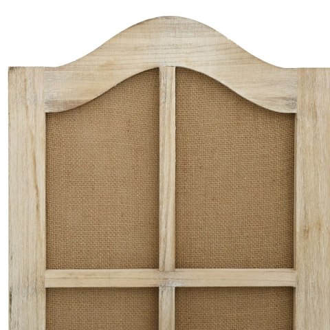 PARAWAN POKOJOWY 4-PANELOWY BRĄZOWY 140X165CM TKANINA