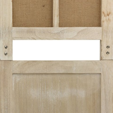 PARAWAN POKOJOWY 6-PANELOWY BRĄZOWY 214X165CM TKANINA